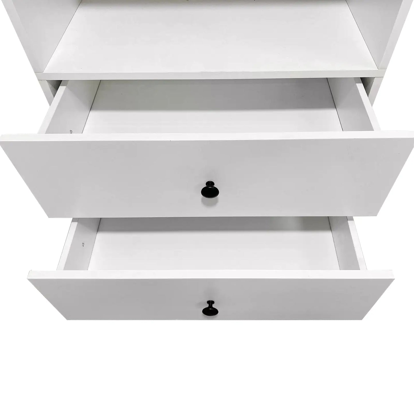 B2 Bathroom Shelves,Modular Wood Closet System Clothes Organizer, Closet System with 2 Closet Shelves, Closet Organizer System, Walk in Closet Organizers and Storage, Closet Systems for Walk in Closets, Closet(32" W x 16" D x 16" H)