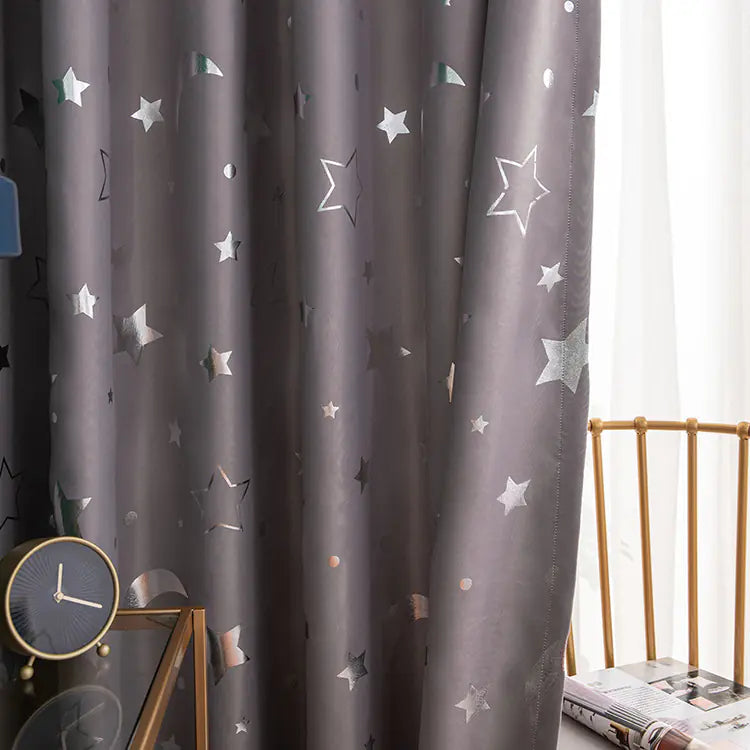 1pc Star Blackout Curtains for Home Decor
