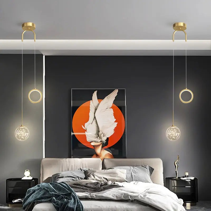 Minimalist Nordic Style Pendant Light for Bedroom/Living Room